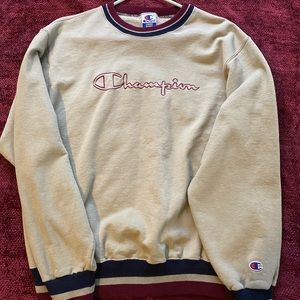 Retro Champion Crew Neck Sweater